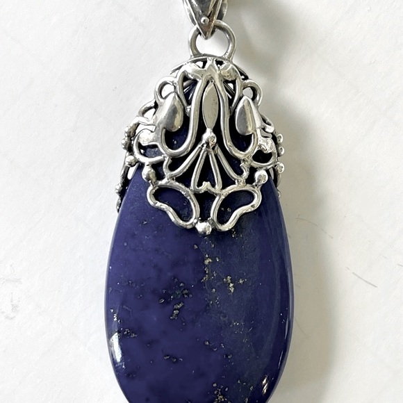DOUG PAULUS* Vibrant Blue Lapis Lazuli Pendant - Picture 5 of 8